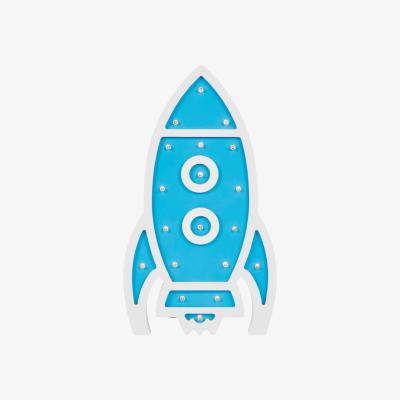 BHS.com Glow Rocket Table Lamp, Blue
