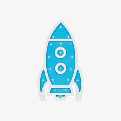 BHS.com Glow Rocket Table Lamp, Blue