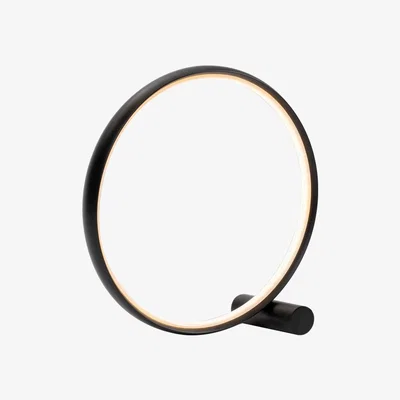 BHS.com Sola LED Ring Table Lamp, Matte Black