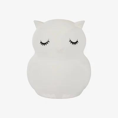 BHS.com Glow Owl Colour Changing Night Light, White