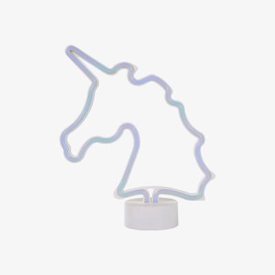 BHS.com Glow Unicorn Neon Table Lamp, Pink