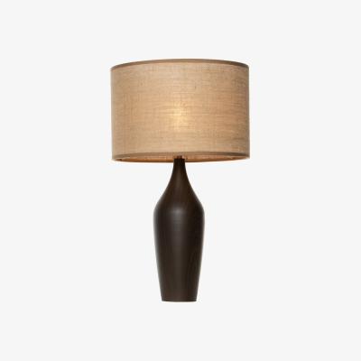 BHS.com Eva Wooden Base Table Lamp, Natural