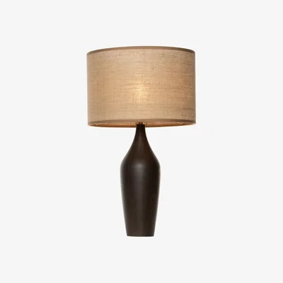 BHS.com Eva Wooden Base Table Lamp, Natural