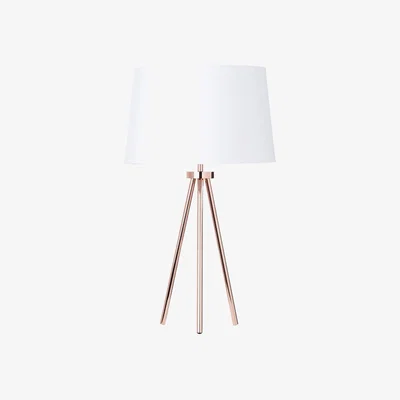 BHS.com Tristan Tripod Table Lamp, Copper and White