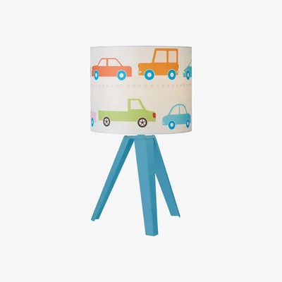 BHS.com Glow Traffic Tripod Table Lamp, Blue
