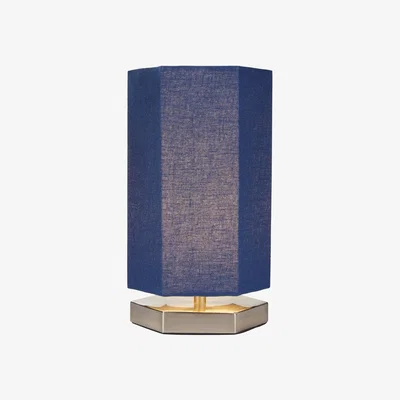 BHS.com Glow Hexagon Table Lamp, Navy