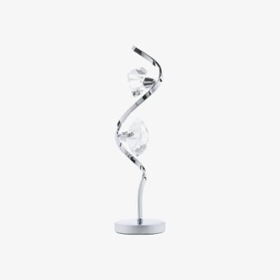 BHS.com Bella Wavy Table Lamp, Chrome