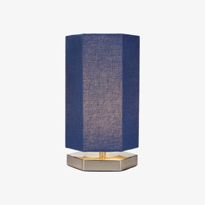 BHS.com Glow Hexagon Table Lamp, Navy