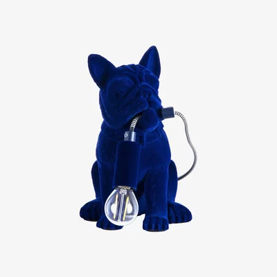 BHS.com Fred the Boston Terrier Table Lamp, Navy