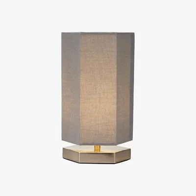 BHS.com Glow Hexagon Table Lamp, Grey