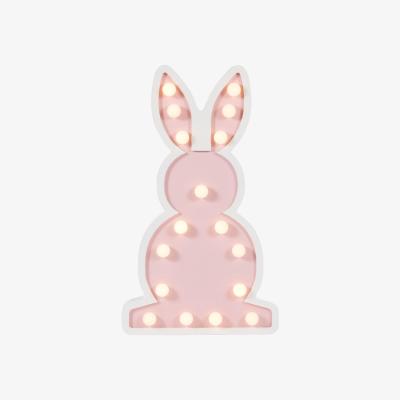 BHS.com Glow Bunny Table Lamp, Pink