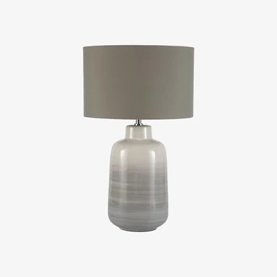 BHS.com Cherry Ombre Ceramic Table Lamp, Grey