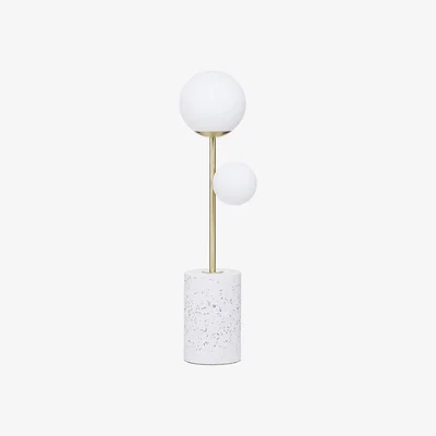 BHS.com Forella Terrazzo Table Lamp, Brass