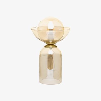 BHS.com Birch Glass Table Lamp, Champagne