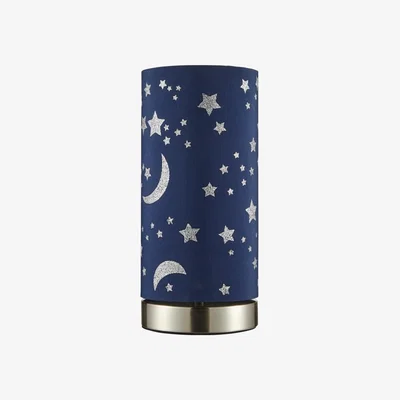 BHS.com Glow Moon and Stars Table Lamp, Navy