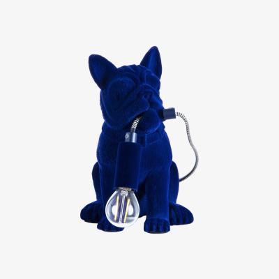 BHS.com Fred the Boston Terrier Table Lamp, Navy