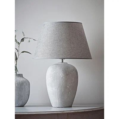 Cox and Cox Bari Concrete Table Lamp