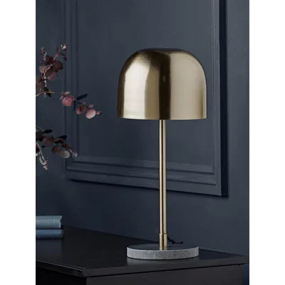 Cox and Cox Gold & Marble Table Lamp