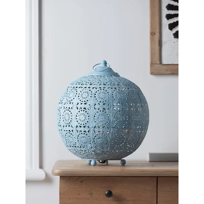 Cox and Cox Round Maroq Table Lamp