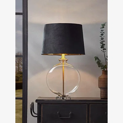 Cox and Cox Navy & Brass Table Lamp