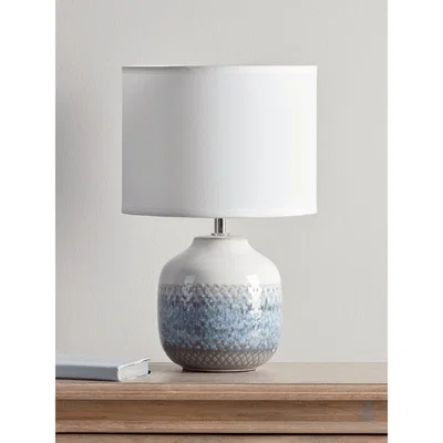 Cox and Cox Blue Ombre Bedside Lamp