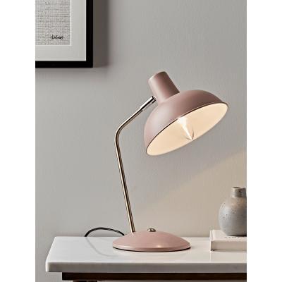 Cox and Cox Blush & Brass Desk Lamp