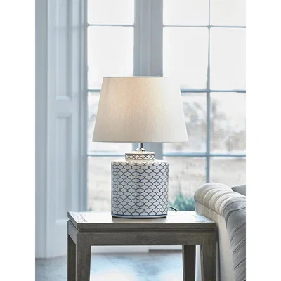 Cox and Cox Blue Maroq Table Lamp