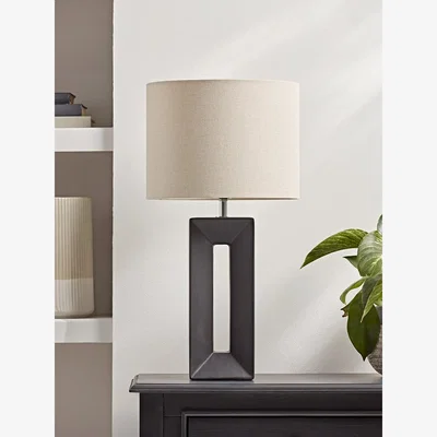 Cox and Cox Abstract Block Table Lamp
