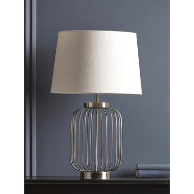 Cox and Cox Antique Bronze Cage Table Lamp