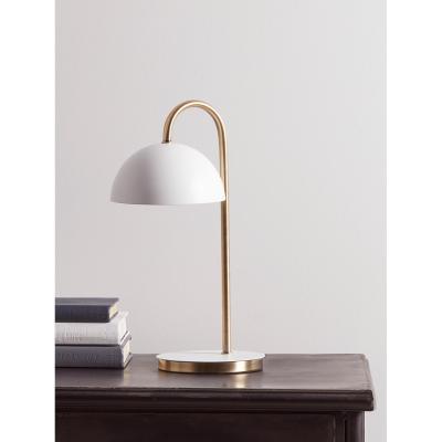 Cox and Cox Jefferson Table Lamp - White