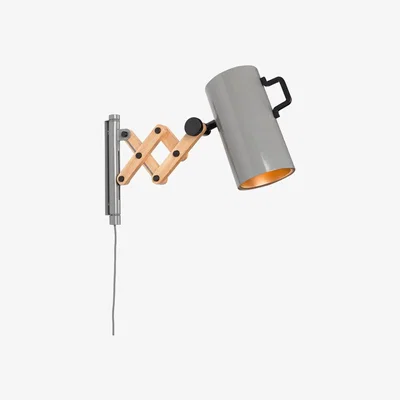 Cuckooland Zuiver Flex Extendable Arm Wall Light in Glossy Grey