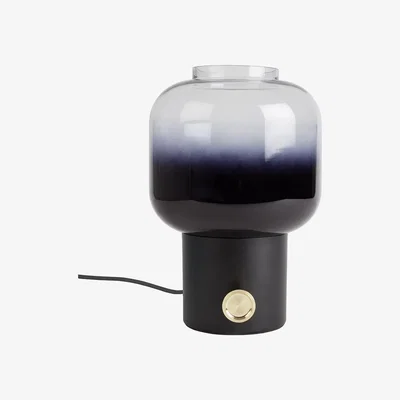 Cuckooland Zuiver Moody Ombre Glass Table Lamp in Black