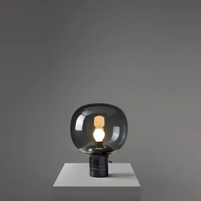 The Conran Shop Small Flo Table Lamp in Smoked Grey