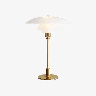 The Conran Shop PH 3½-2½ Glass Table Lamp Brass
