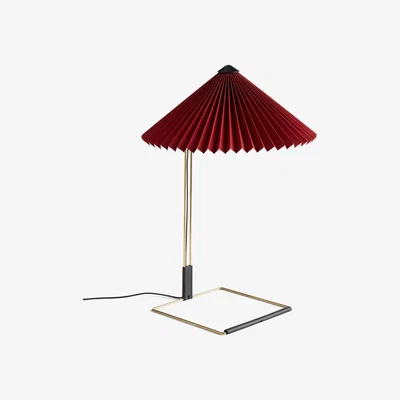 The Conran Shop Large Matin Table Lamp in Oxide Red