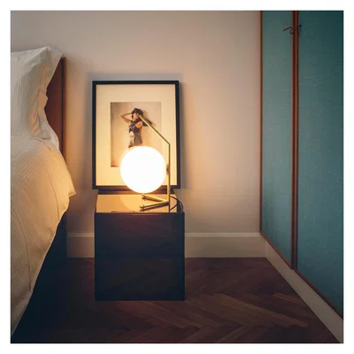 The Conran Shop IC T1 Low Table Lamp Brushed Brass