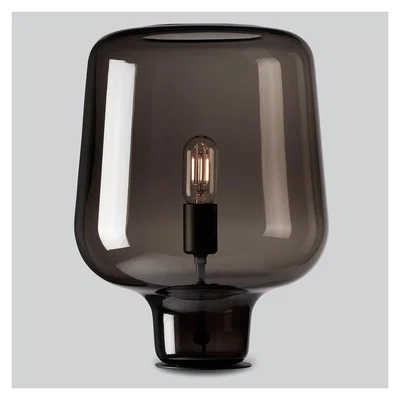 The Conran Shop Say My Name Table Lamp Smoked Grey Glossy