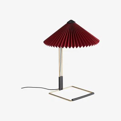The Conran Shop Small Matin Table Lamp in Oxide Red