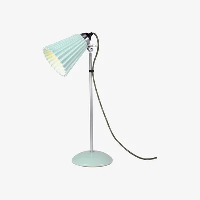 The Conran Shop Hector Pleat Table Lamp Light Green Medium
