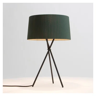 The Conran Shop Tripode M3 Table Lamp Black Base Green Shade