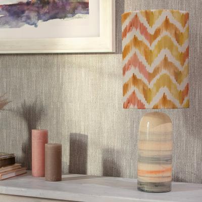 Dunelm Ocefina Table Lamp with Savh Shade Savh Amber Orange