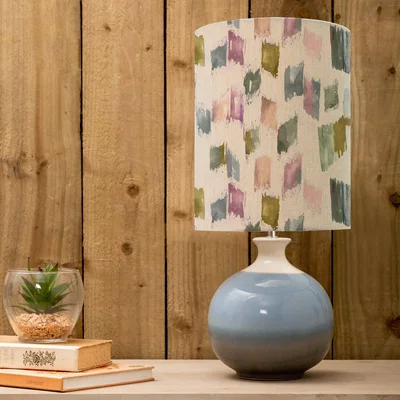 Dunelm Neso Table Lamp with Arwen Shade Arwen Meadow Green