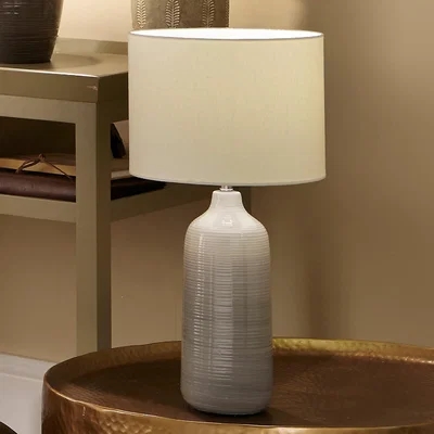 Dunelm Venus Table Lamp Grey