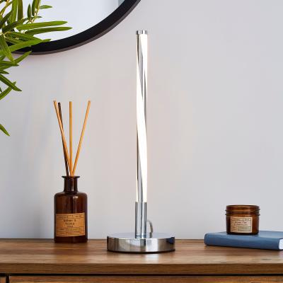 Dunelm Hettie Integrated LED Table Lamp Grey
