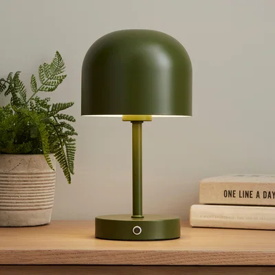 Dunelm Keko Rechargeable Table Lamp Natural