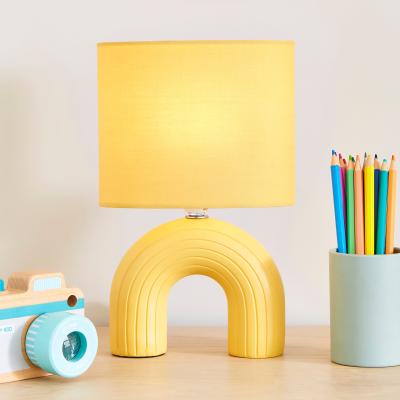 Dunelm Rumey Arch Table Lamp Sunshine (Yellow)