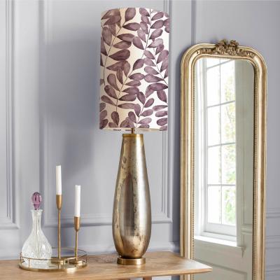 Dunelm Minerva Table Lamp with Rowan Shade Rowan Violet Purple