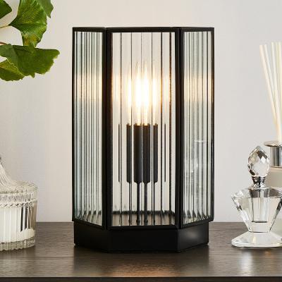 Dunelm Voss Table Lamp Black