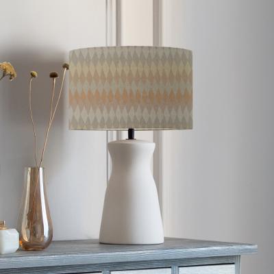 Dunelm Albury Table Lamp with Mesa Shade Mesa Sand Beige