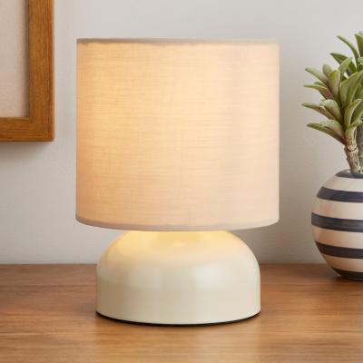 Dunelm Sicily Touch Table Lamp Sandstone